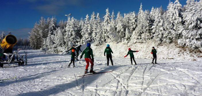Trainingsgruppe in Altenberg