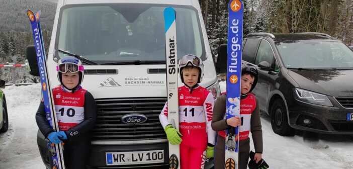 Skispringer SVSA bei DSV Sichtung Bischhofsgruen 2022